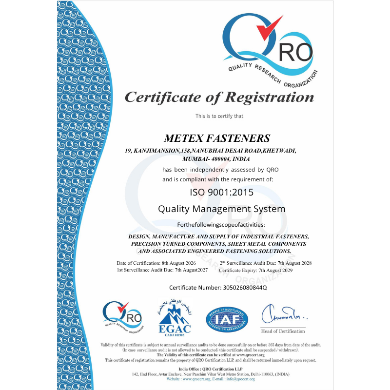 ISO 9001:2015 Certificate